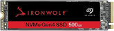 Seagate ZP500NM3A002 IronWolf 525 500GB M.2 PCIe Gen4 ×4, NVMe 1.3 SSD